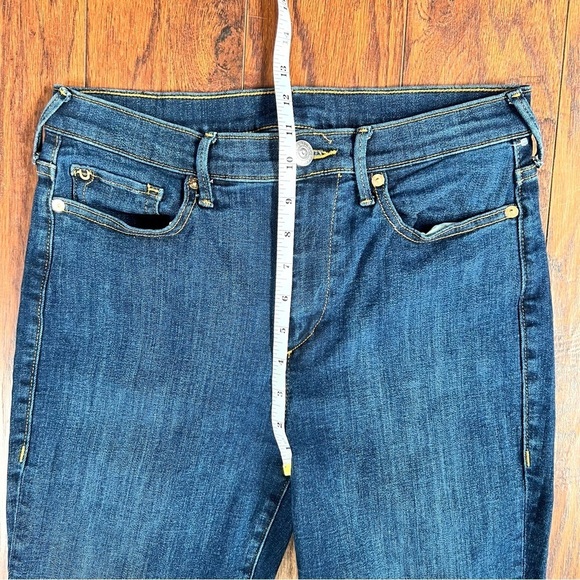 True Religion Dark Wash Straight Leg Denim Jeans Size 30 Women’s - Picture 10 of 13